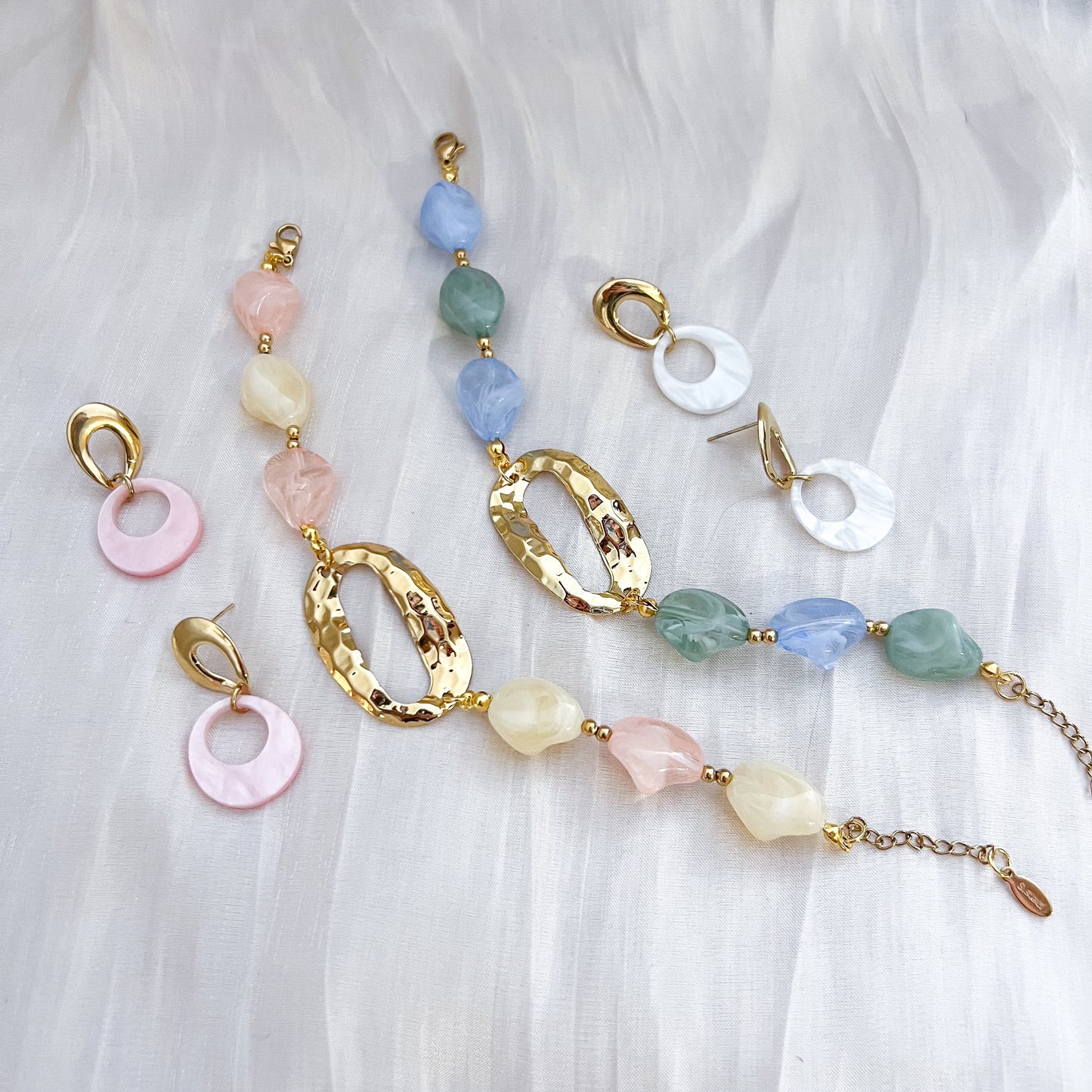 Conjunto Marina Pastel （oval 2colores）