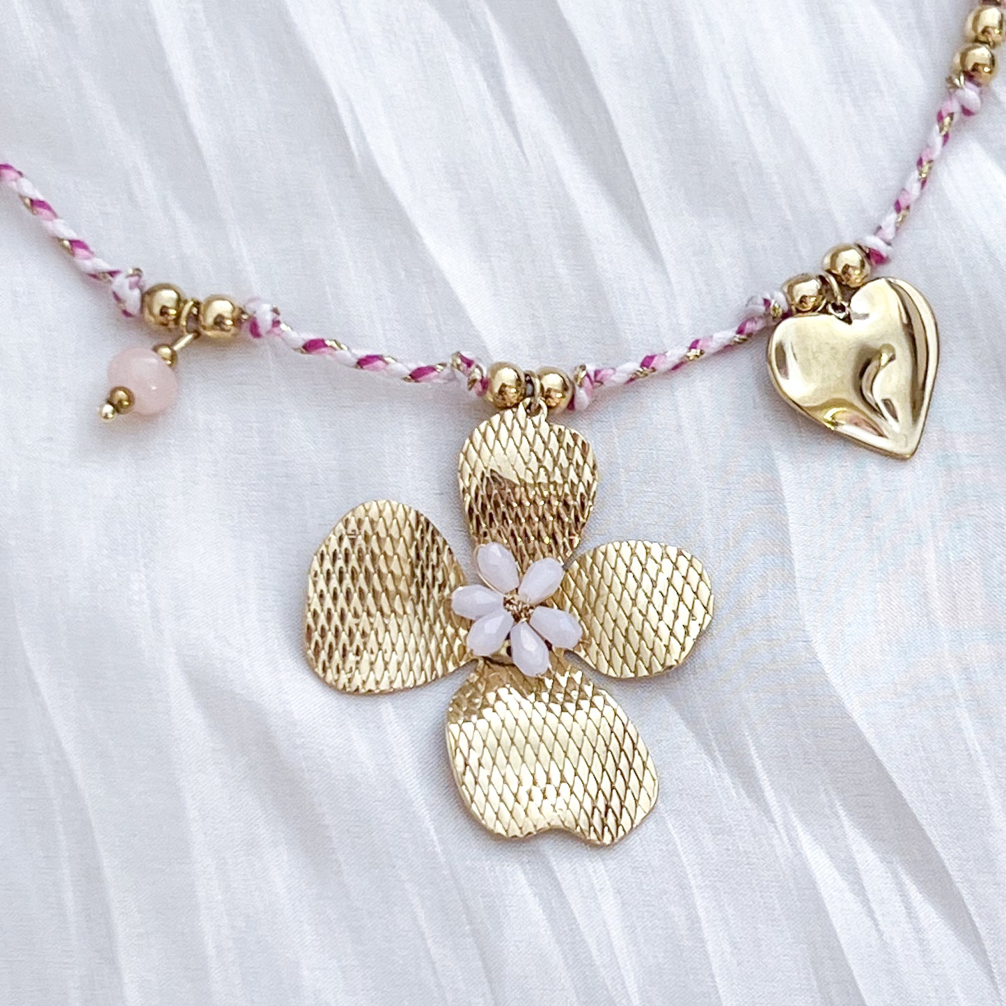 Collar Flor Romance （charm）