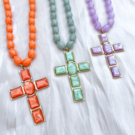 Collar Cruz Viva (3 colores)