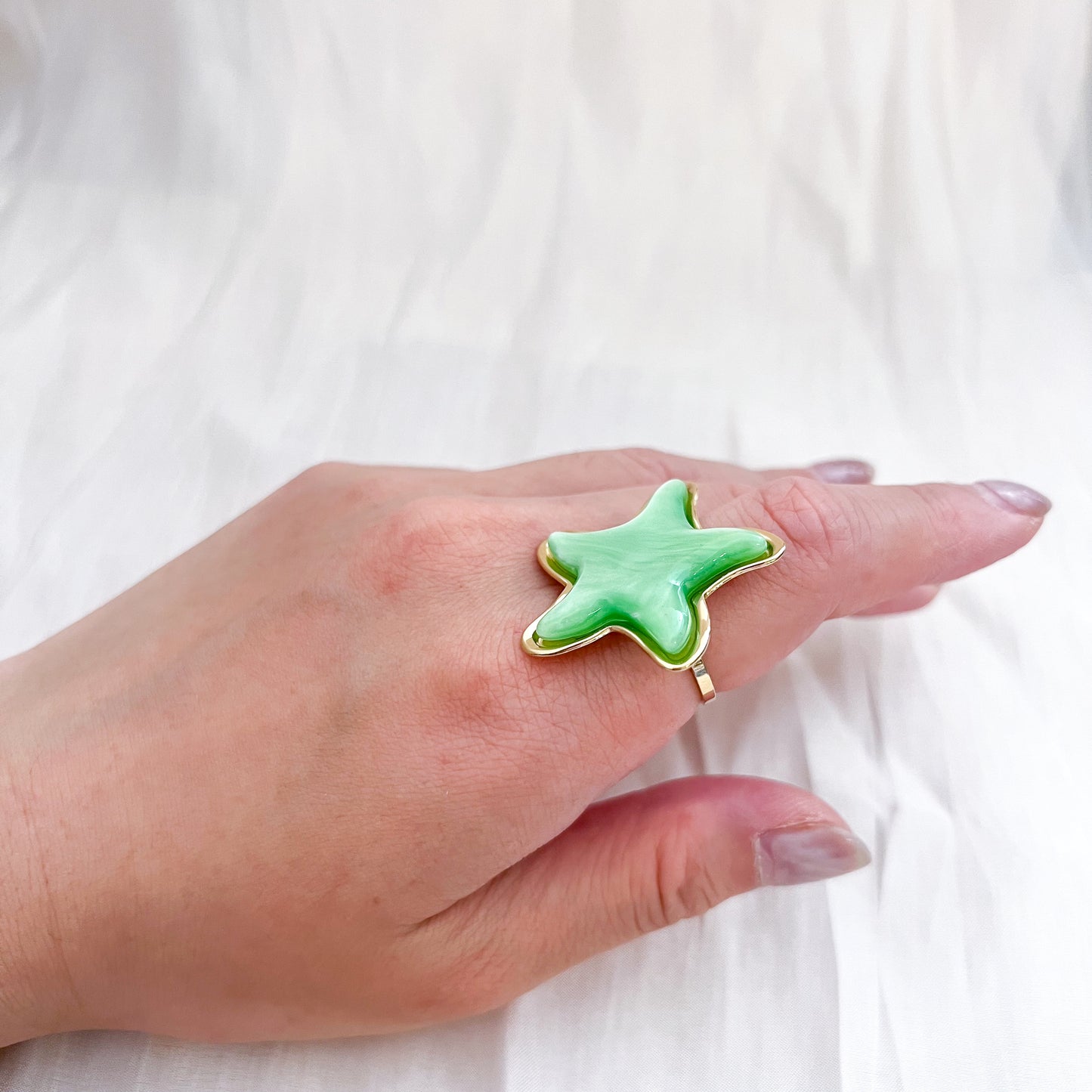 Anillo Candy Star (4colores & estrella)