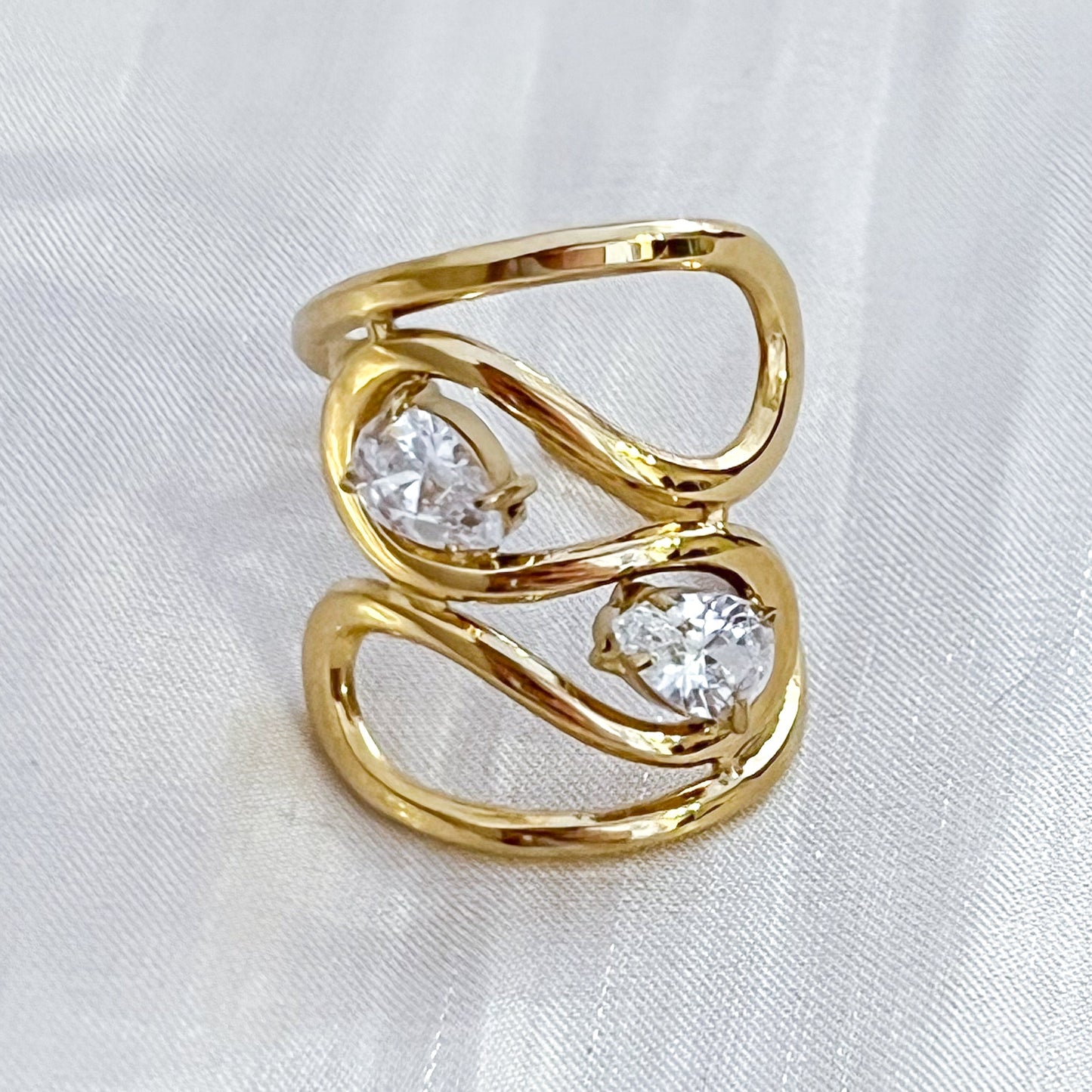 Anillo Lola Doble Luz brillo（ Ajustable ）