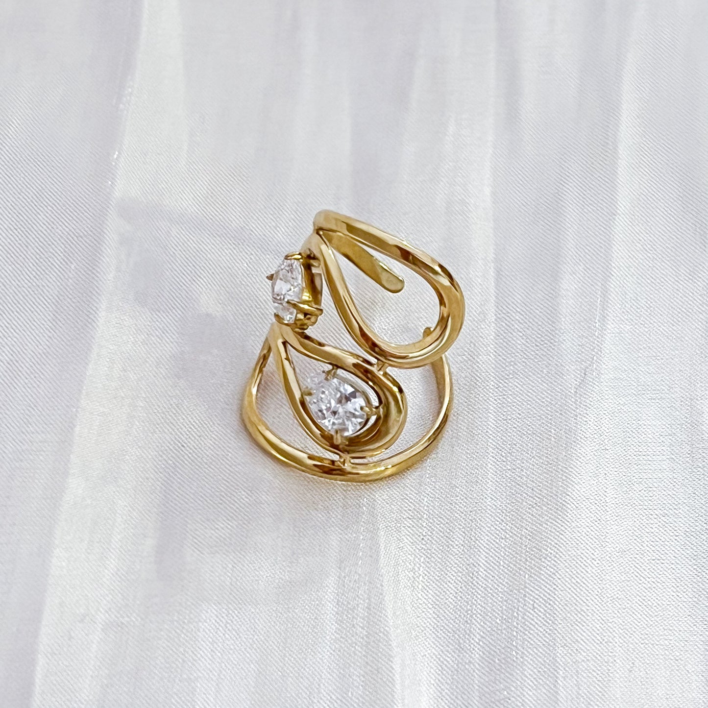 Anillo Lola Doble Luz brillo（ Ajustable ）