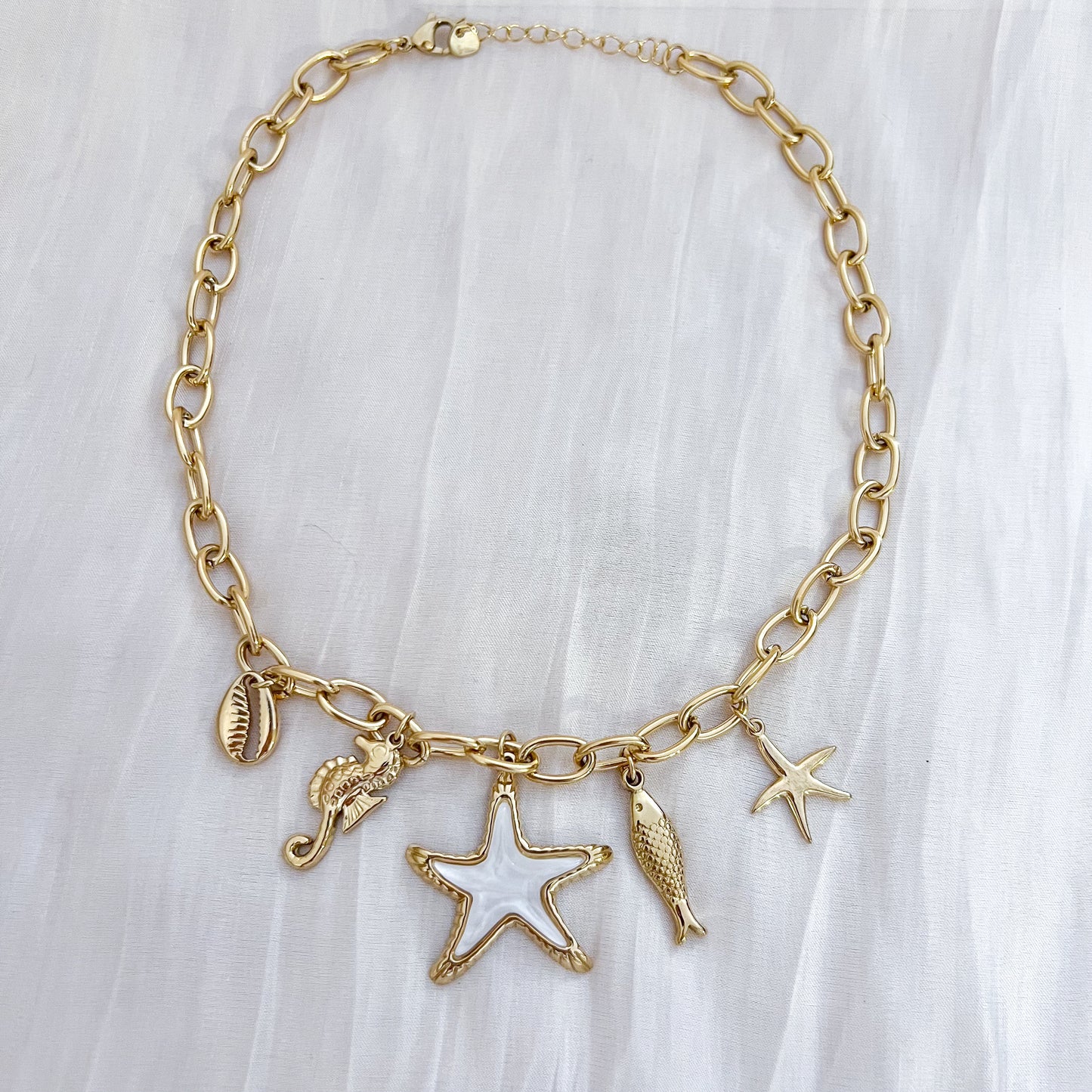 Look Tesoro del Mar Estrella （collar & pulsera & pendiente）