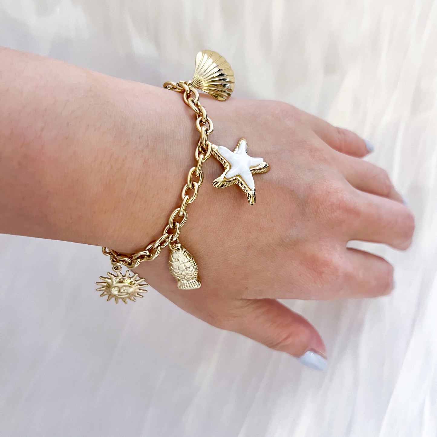 Look Tesoro del Mar Estrella （collar & pulsera & pendiente）