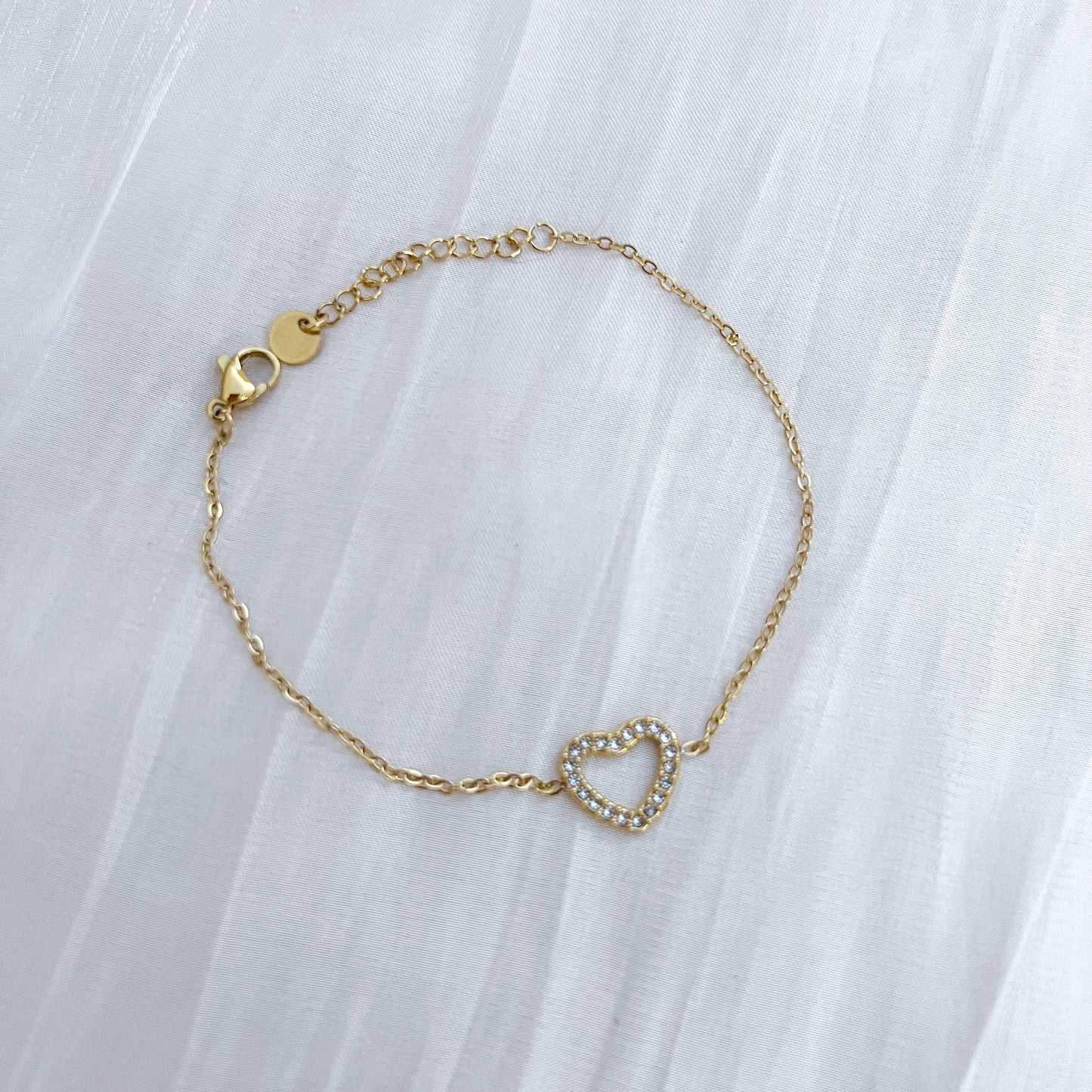 Look corazones real (pulsera & pendientes)
