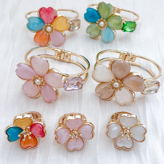 Look Valentina Bloom (brillo flor 4 color)