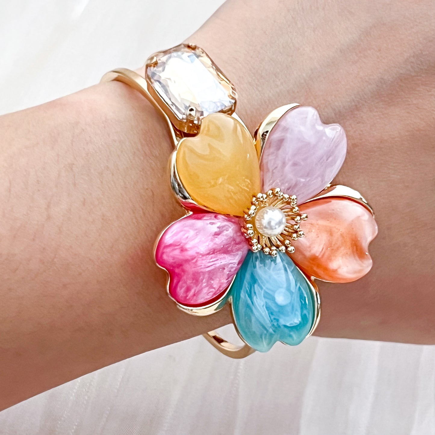 Look Valentina Bloom (brillo flor 4 color)