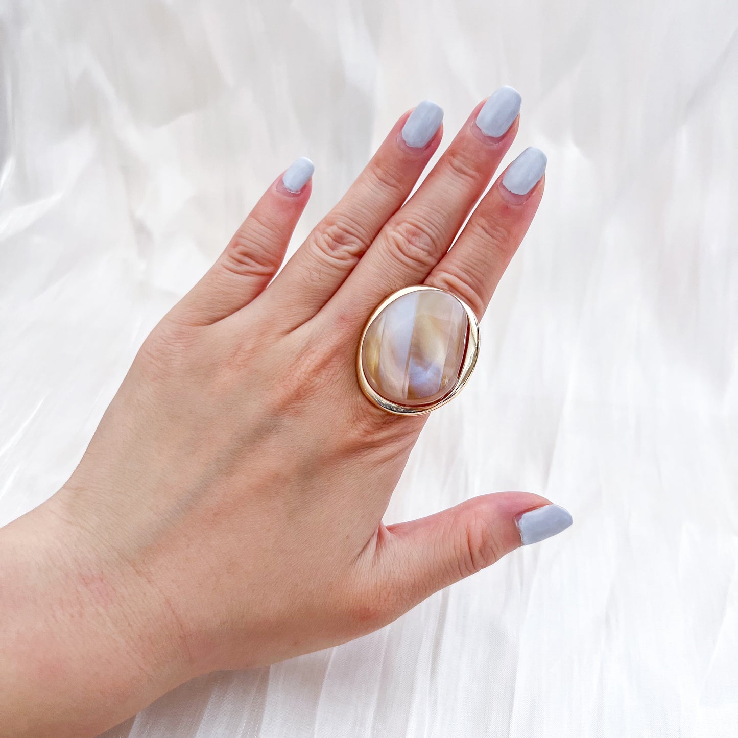 Anillo Sofia Glow (forma piedra 3 color)