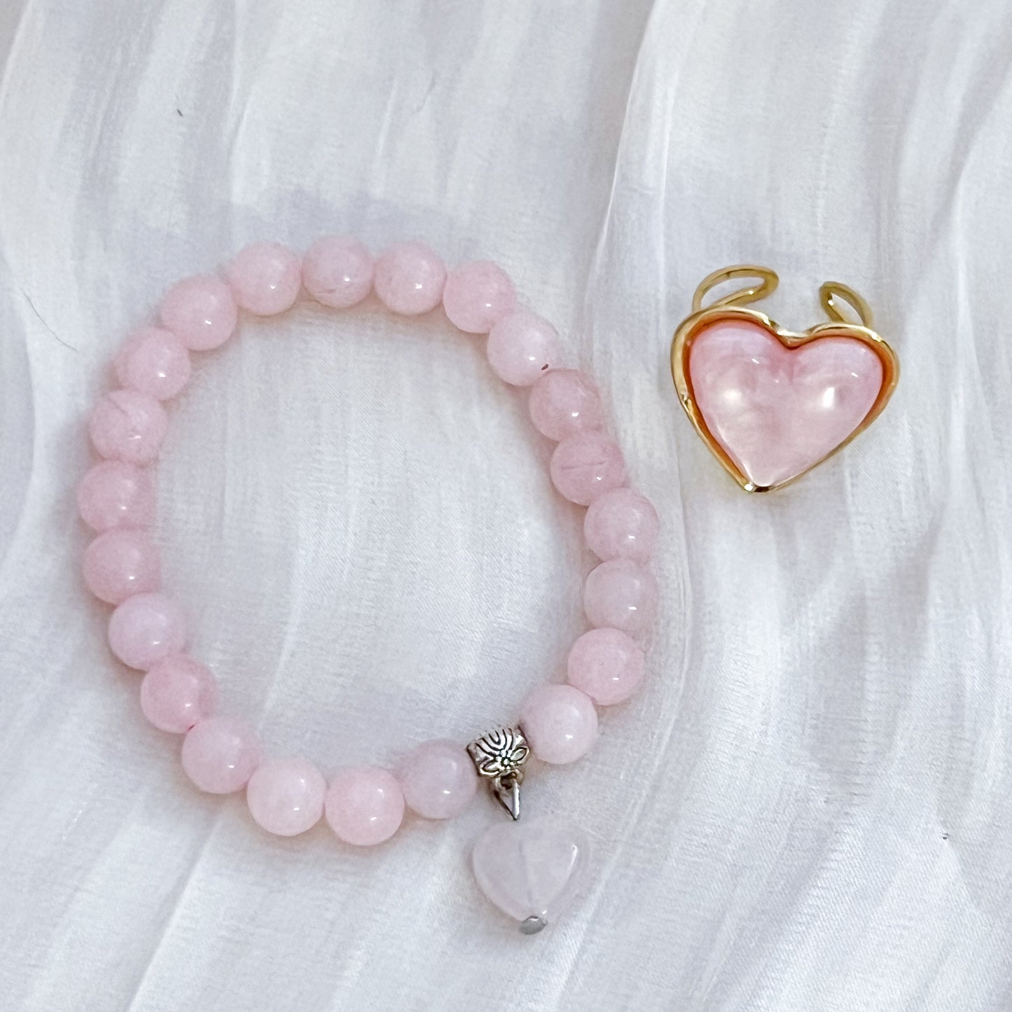 Pulsera Energía Natural( Corazón / Gota )