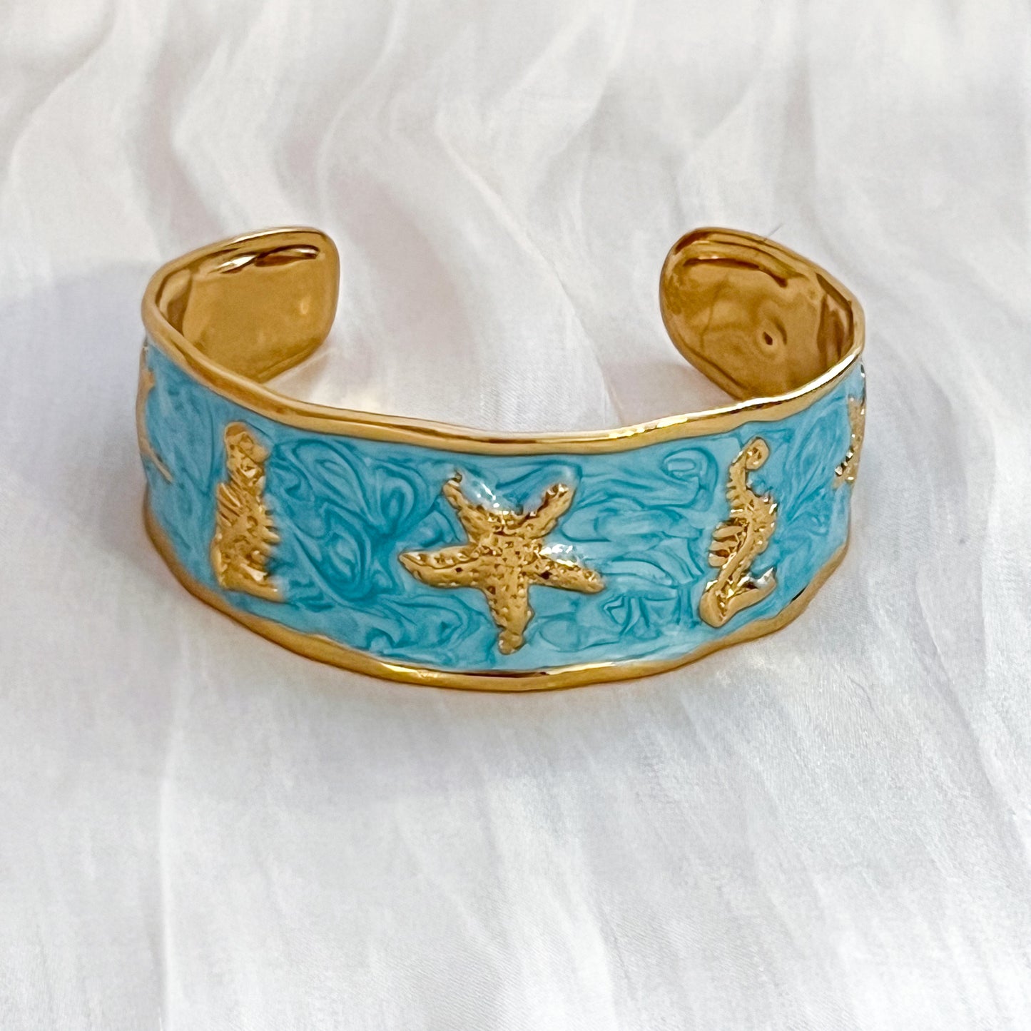 Brazalete Mykonos Sea（estrella 2 colores）