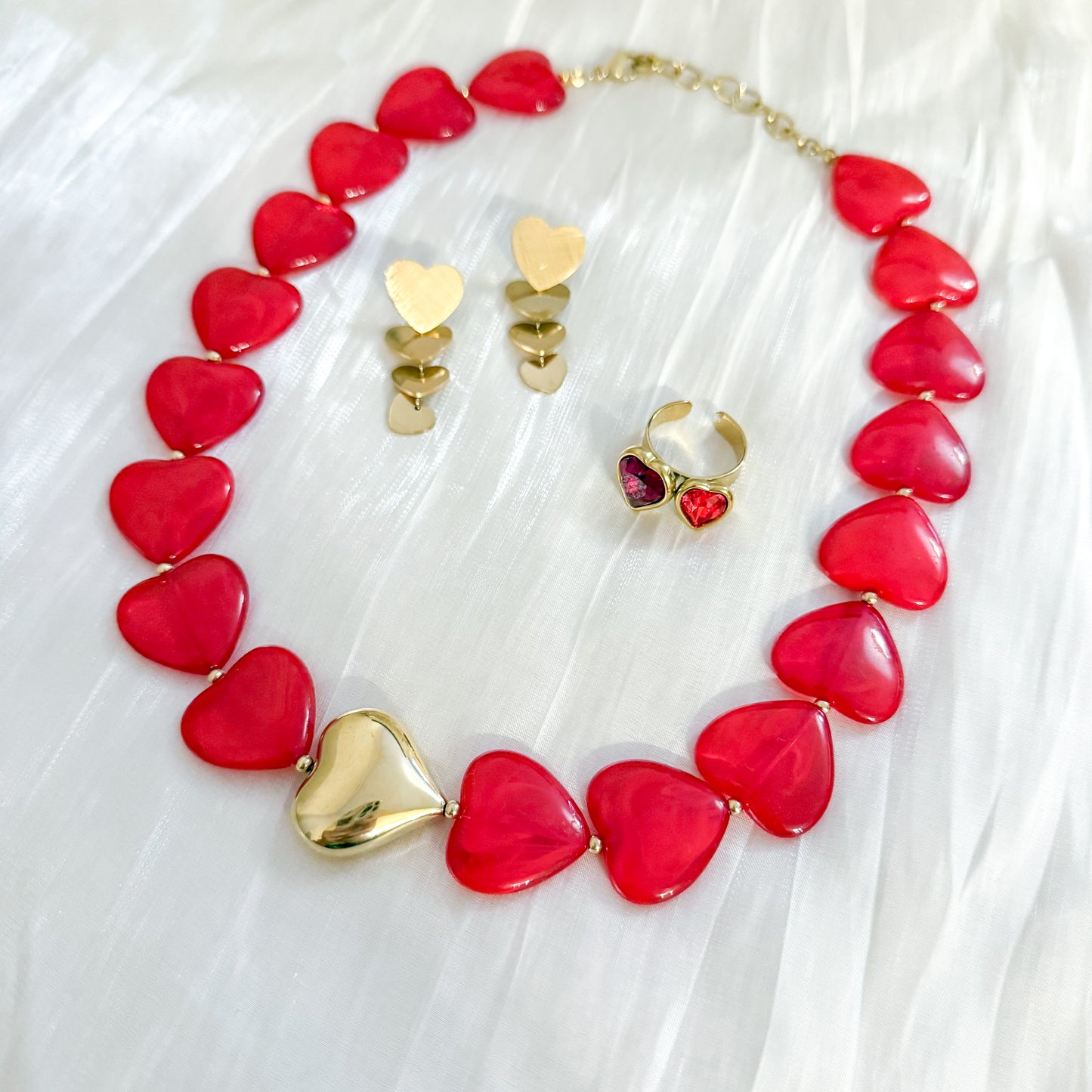 Pendientes Corazón Verona (multi capa)