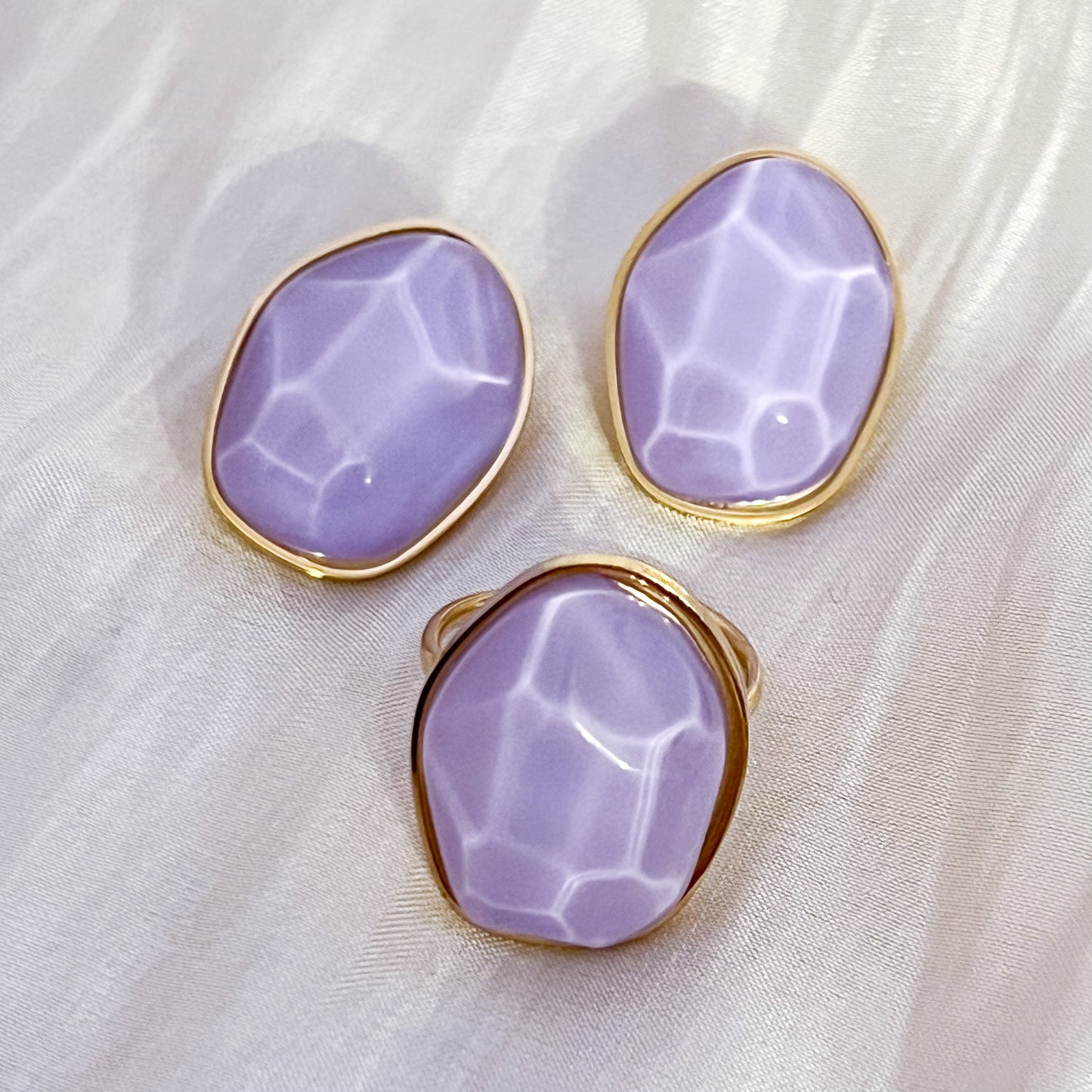 Look Esencia Moon river（5colores pendiente anillo Adjustable ）