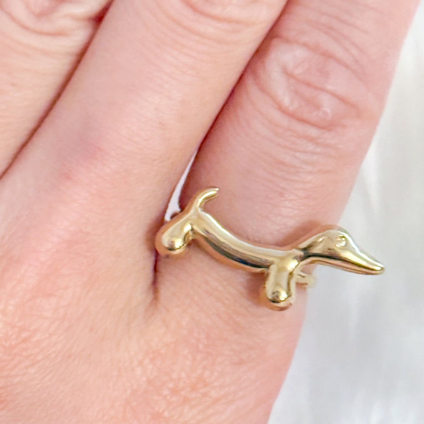 Anillo perro salchicha Ajustable