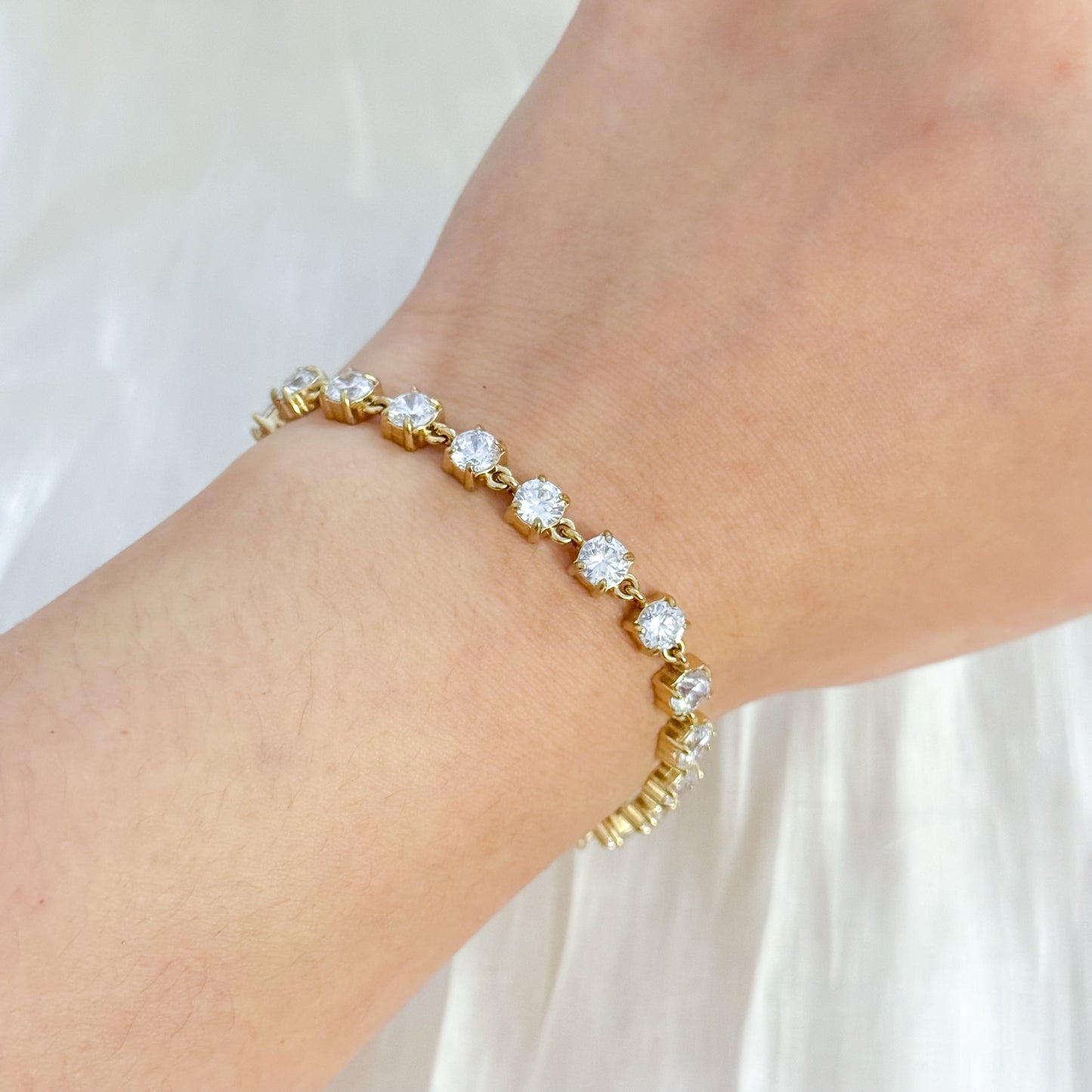 Pulsera Brillo París(Dorado & Plateado )