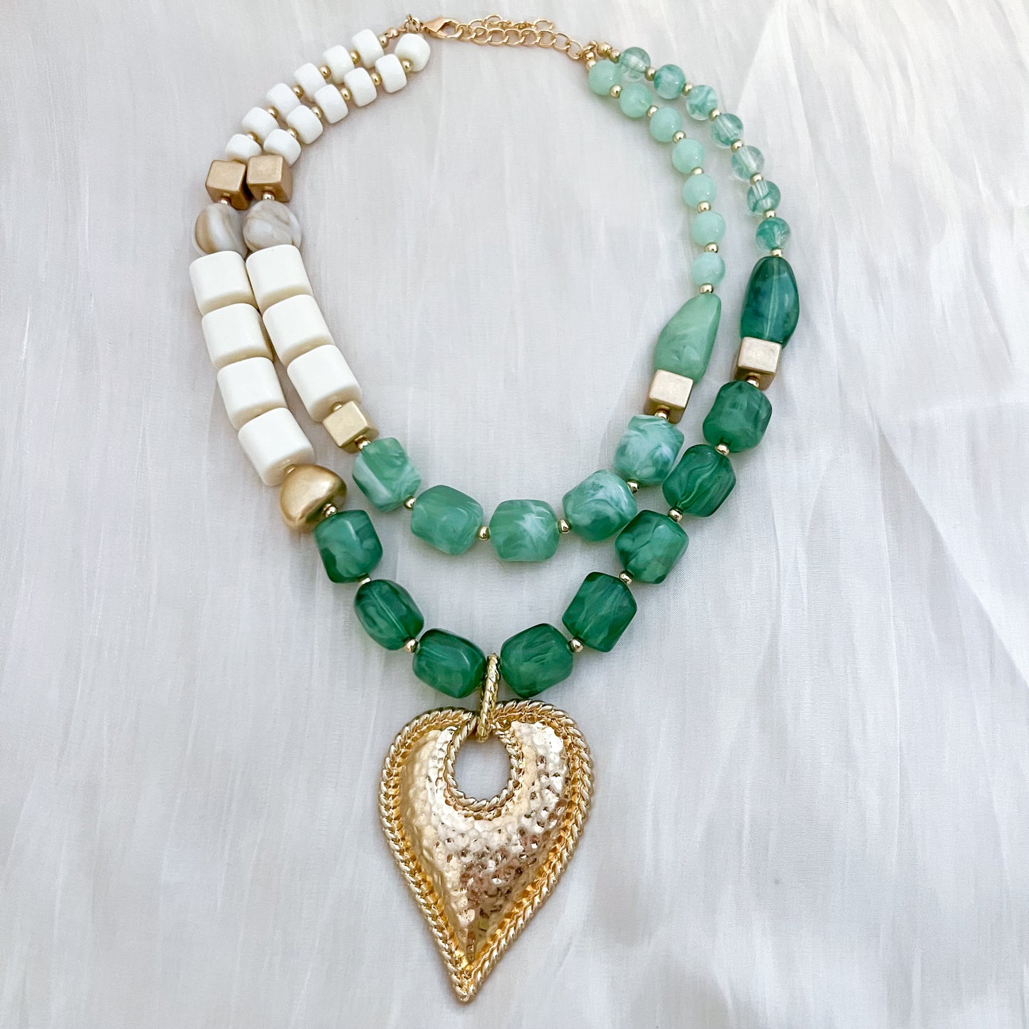 Collar Verona Corazon Verde