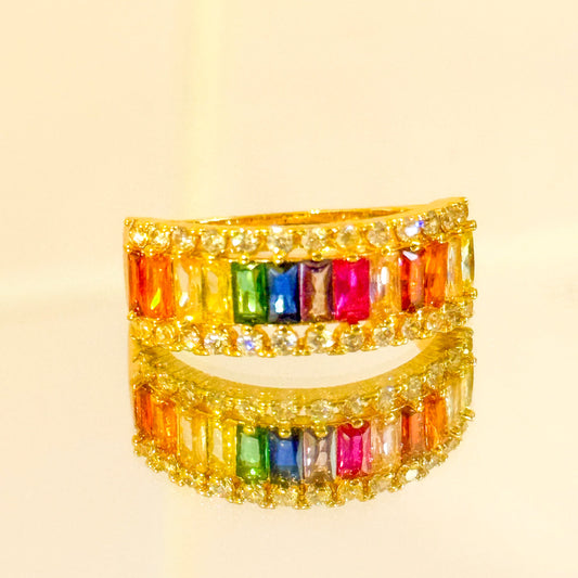 Anillo Arcoíris Clásico