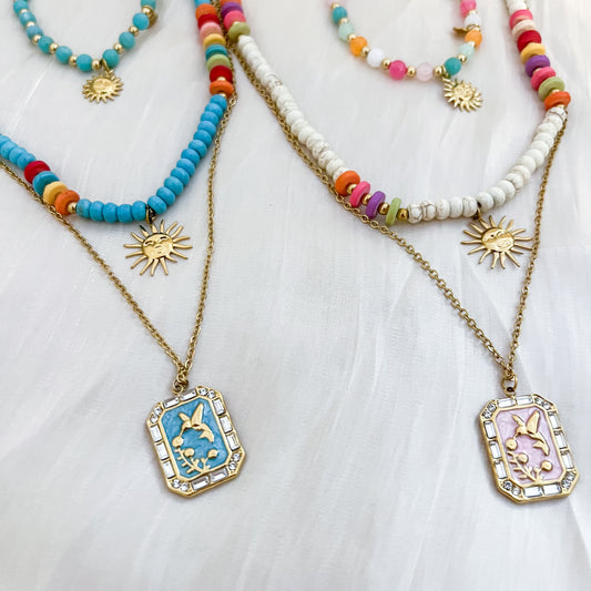 Look Sunshine colibrí（2colores collar& pulsera）