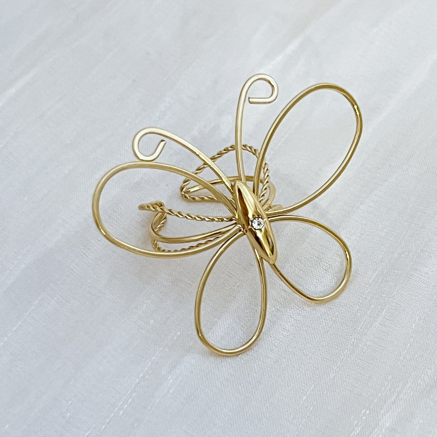 Anillo Mariposa Ibiza（adjustable）