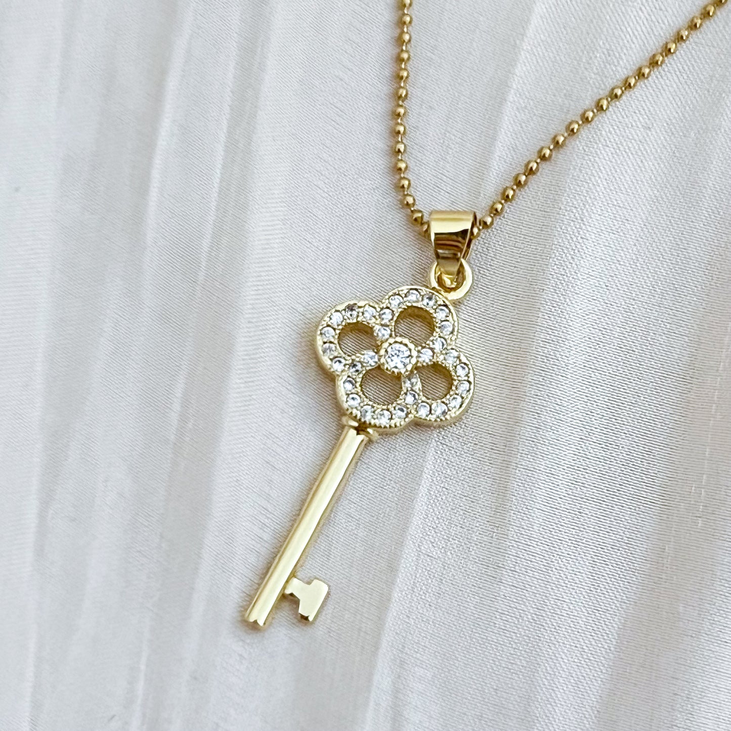Collar Luna Llave（2 colores ）