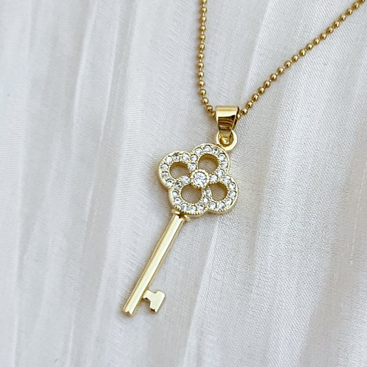 Collar Luna Llave（2 colores ）