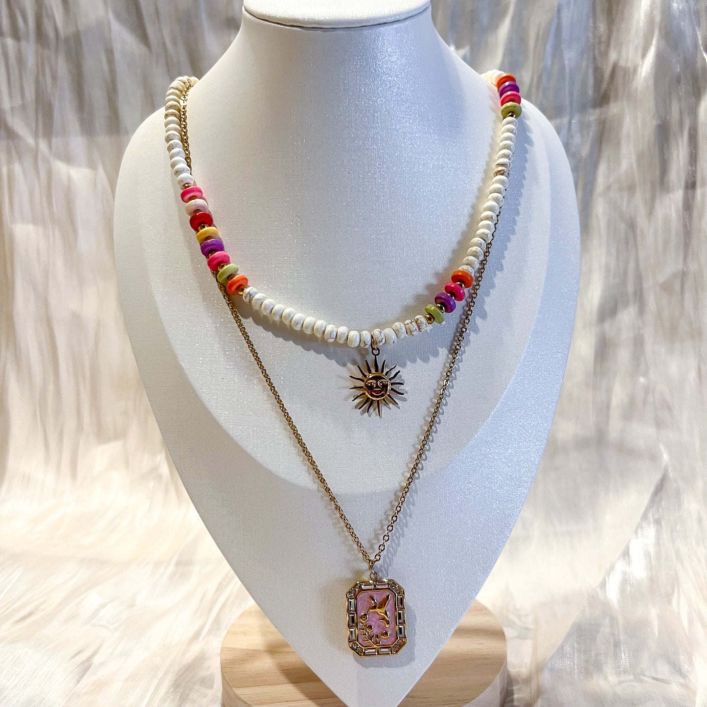 Look Sunshine colibrí（2colores collar& pulsera）