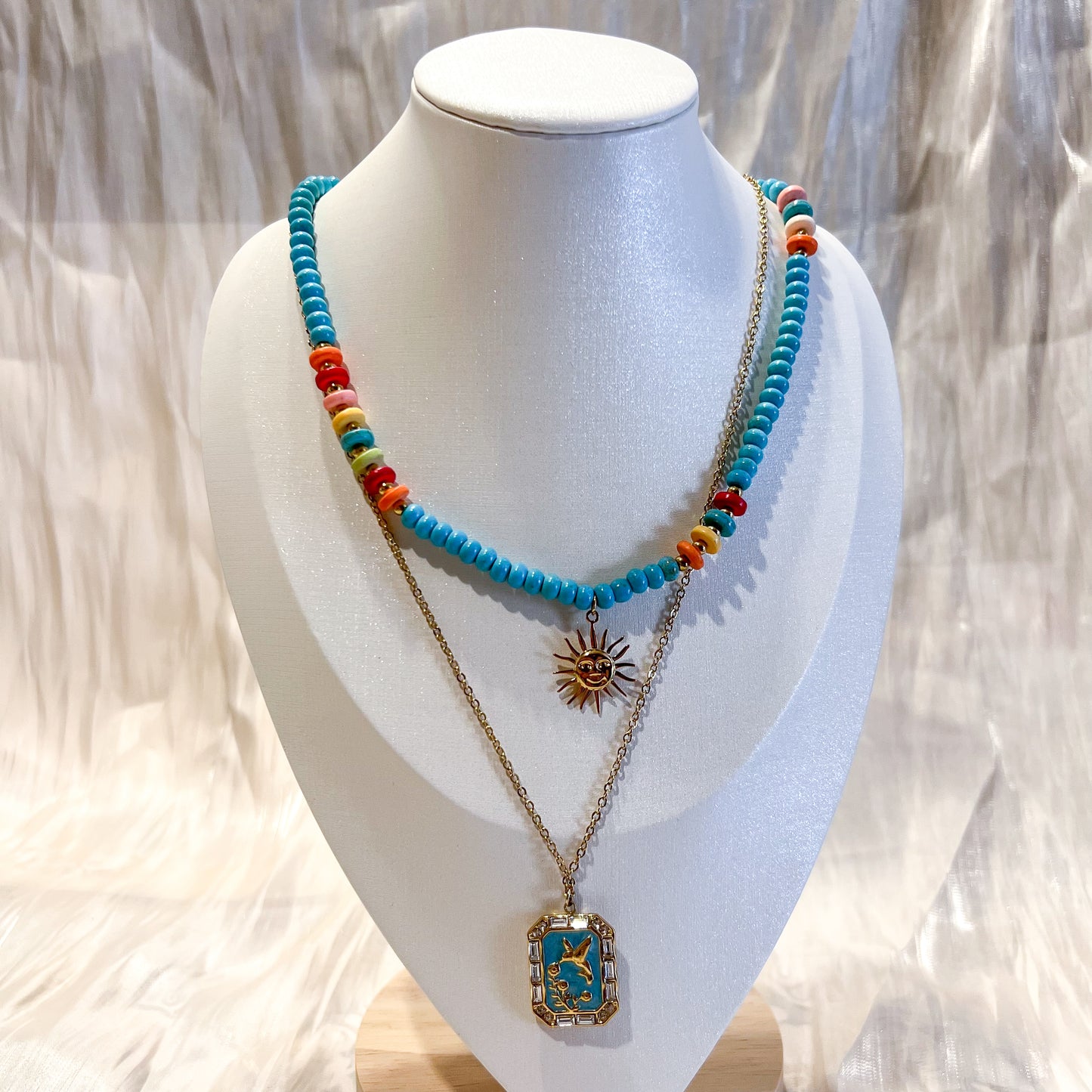 Look Sunshine colibrí（2colores collar& pulsera）