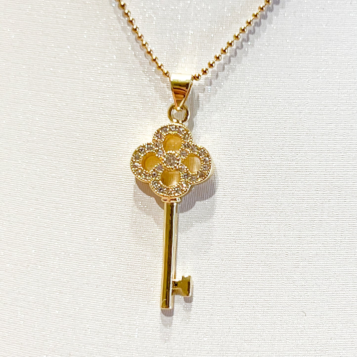Collar Luna Llave（2 colores）