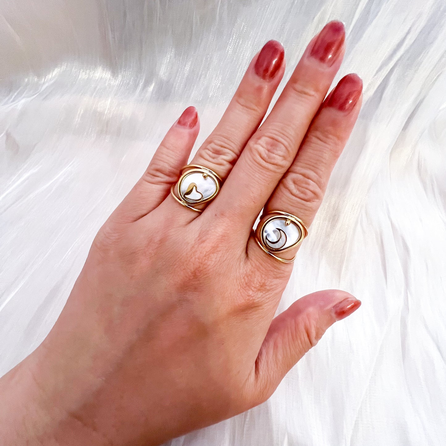 Anillos Mini Amalfi（Ajustable） (8 estilos)