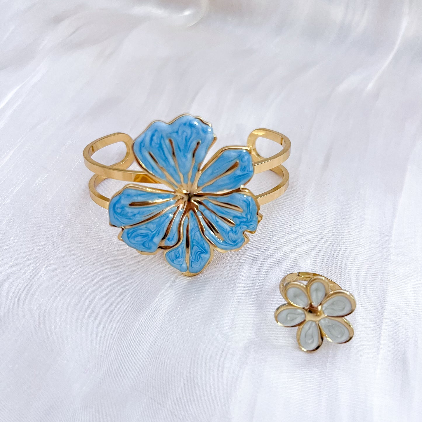 Brazalete Mykonos flor （2 colores）