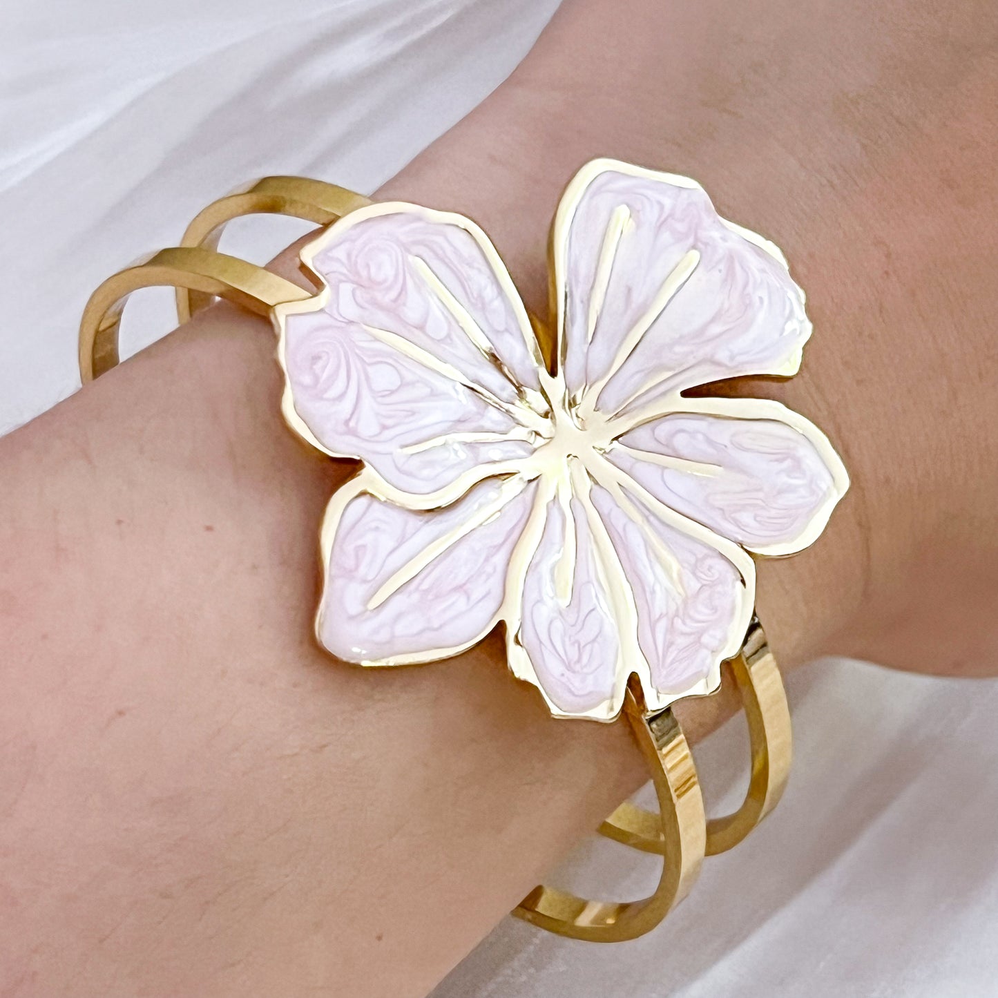 Brazalete Mykonos flor （2 colores）