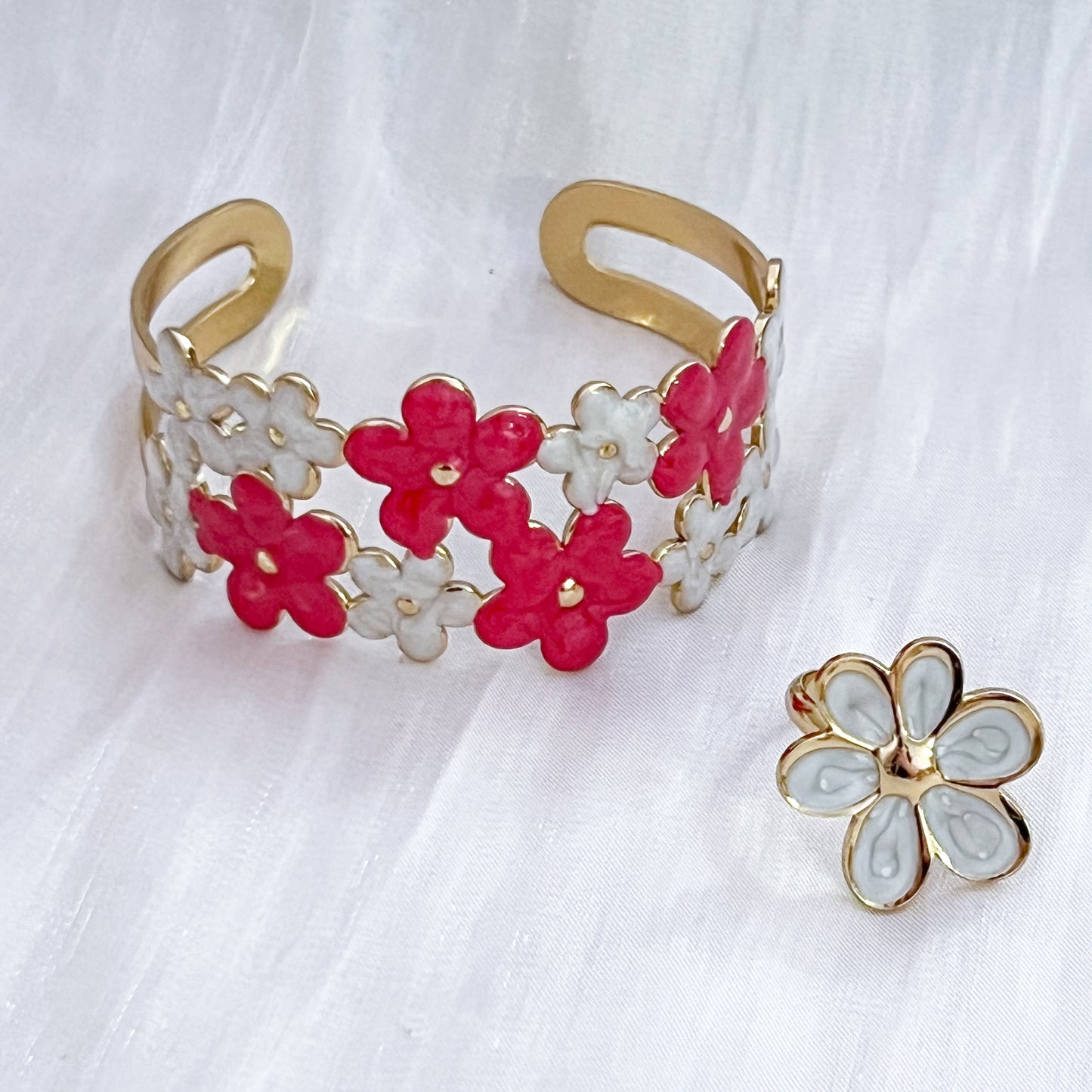 Brazalete Positano Flowers ( 3 colores)