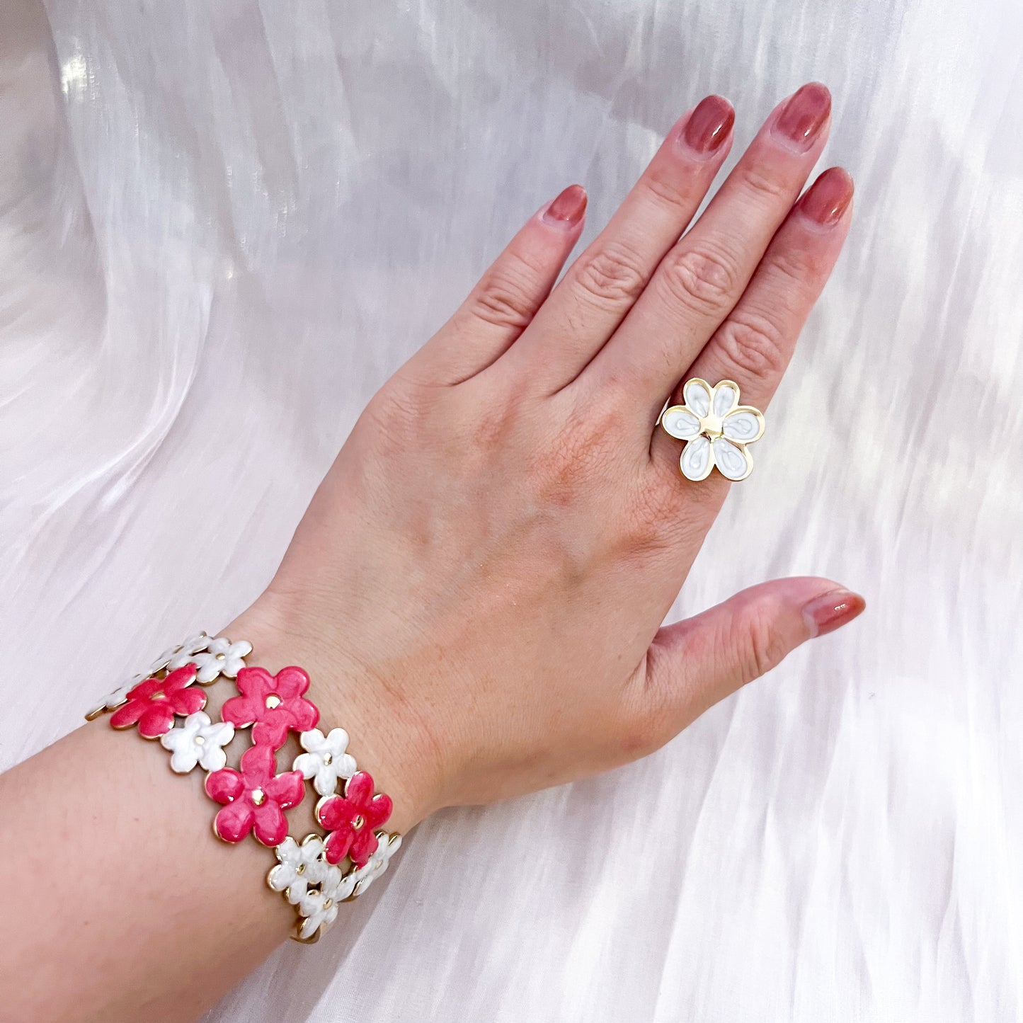 Brazalete Positano Flowers ( 3 colores)