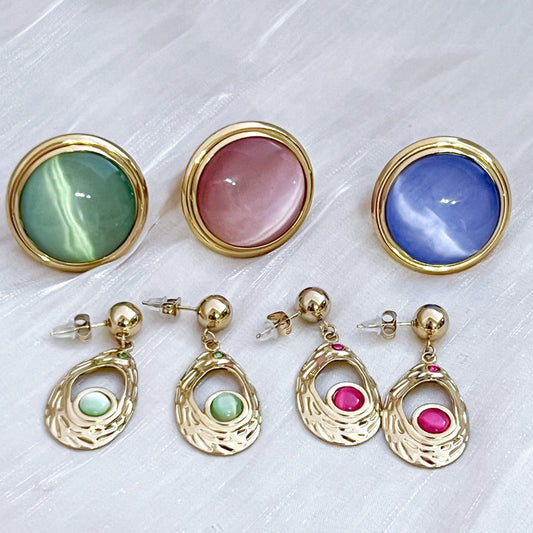 Look Cala Luna (3 colores anillo &pendiente）