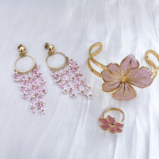 Pendientes Little flower florcitos（2 colores）