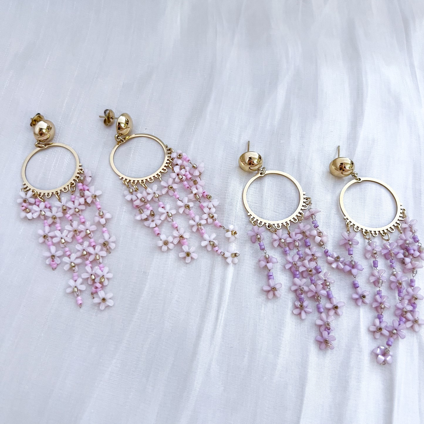 Pendientes Little flower florcitos（2 colores）