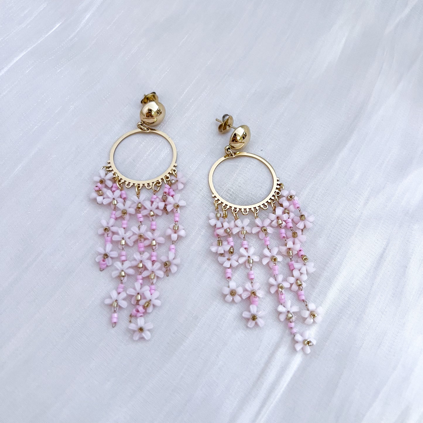 Pendientes Little flower florcitos（2 colores）