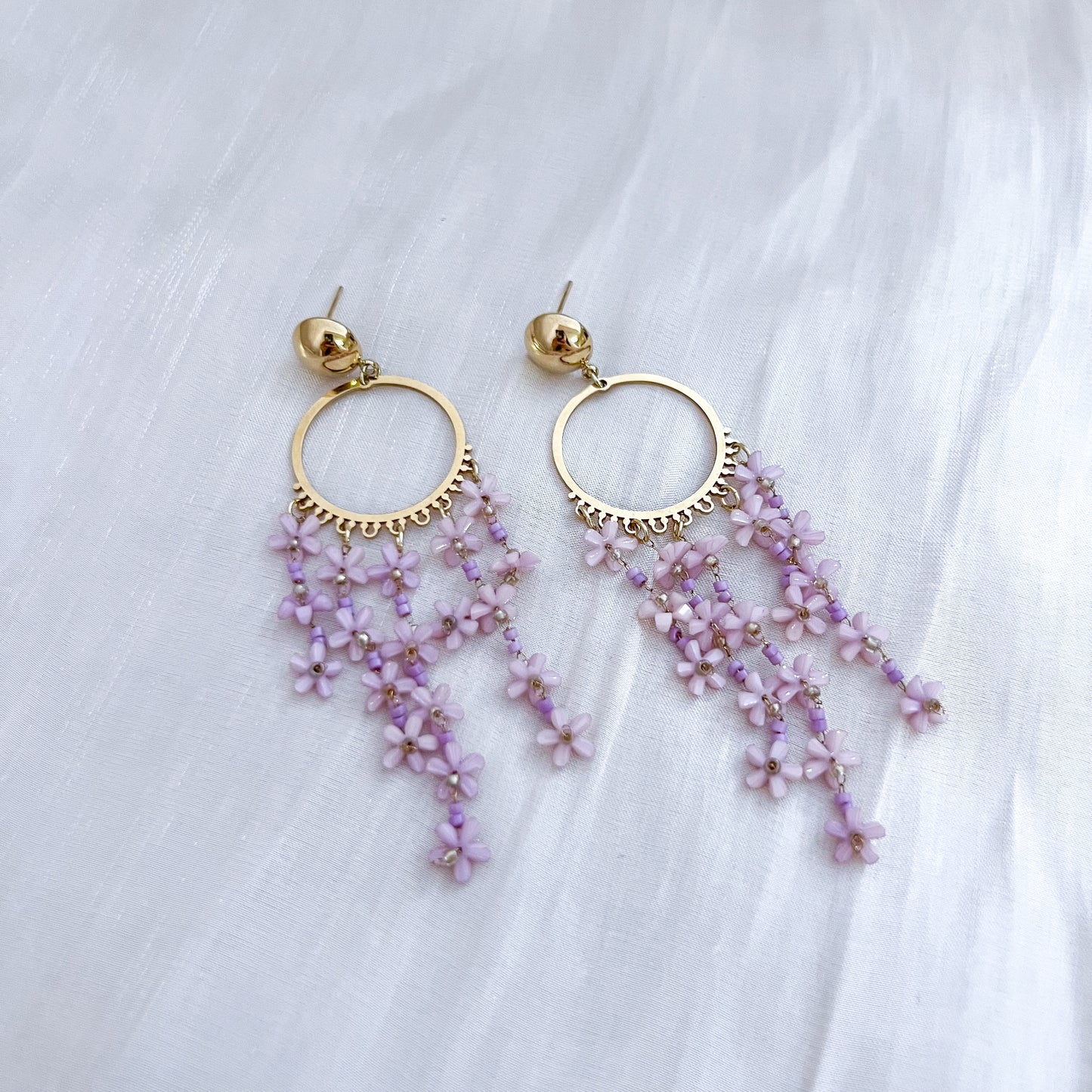 Pendientes Little flower florcitos（2 colores）