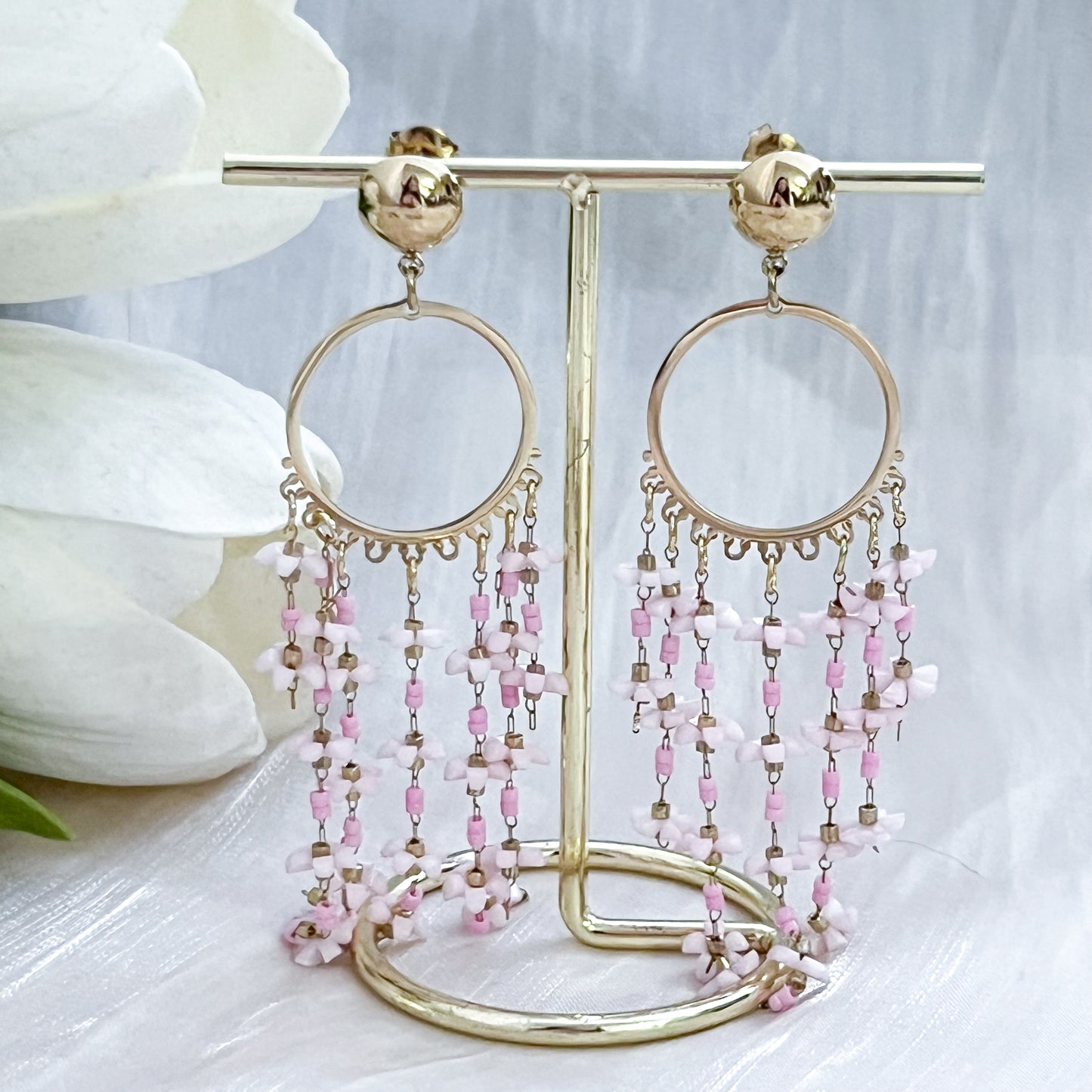 Pendientes Little flower florcitos（2 colores）