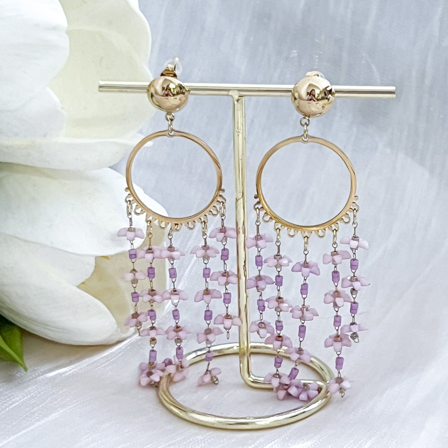 Pendientes Little flower florcitos（2 colores）