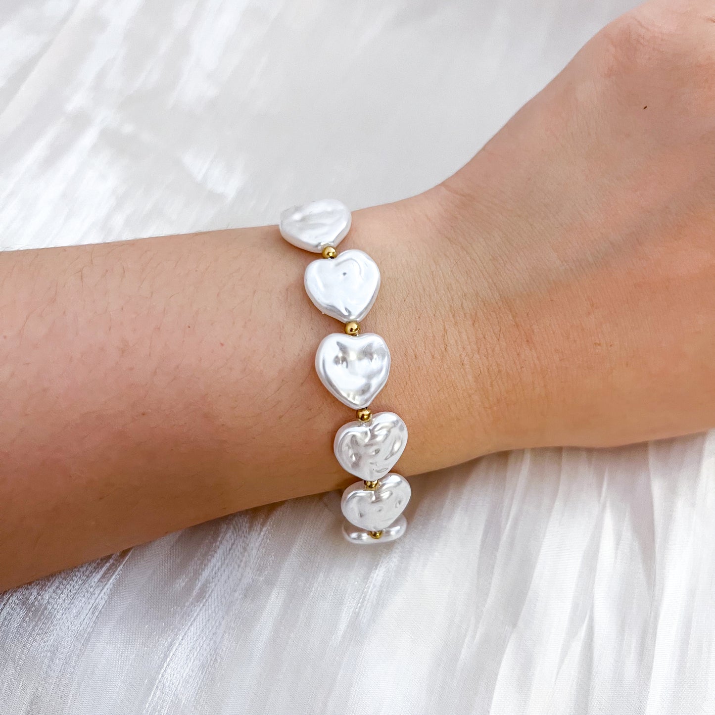Look Cannes Amour （pulsera&collar 2 estillo corazones）