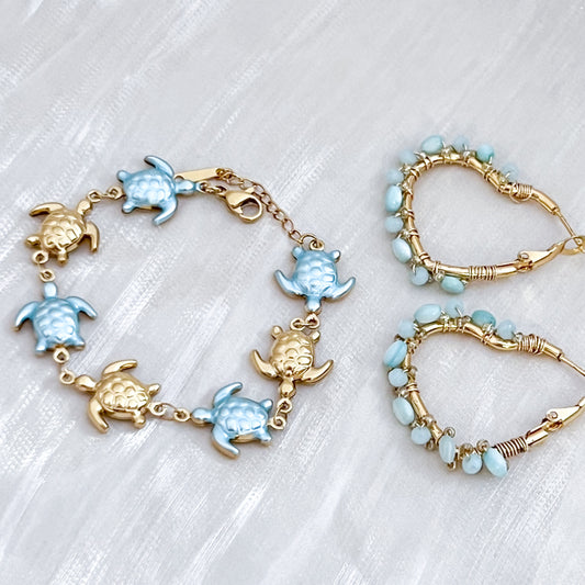 Pulsera Tortuga Maui （Bicolor 2 colores）
