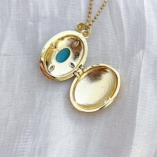 Collar Azure Relicario（Foto Charm）