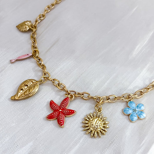 Look Marea Coral （Estrella de mar collar & pulsera）