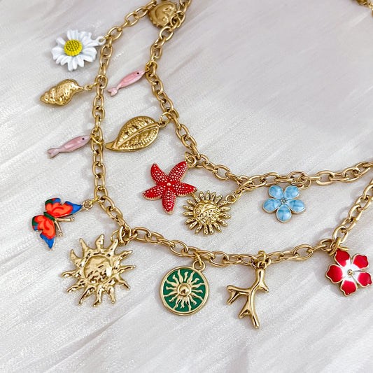 Look Marea Coral （Estrella de mar collar & pulsera）