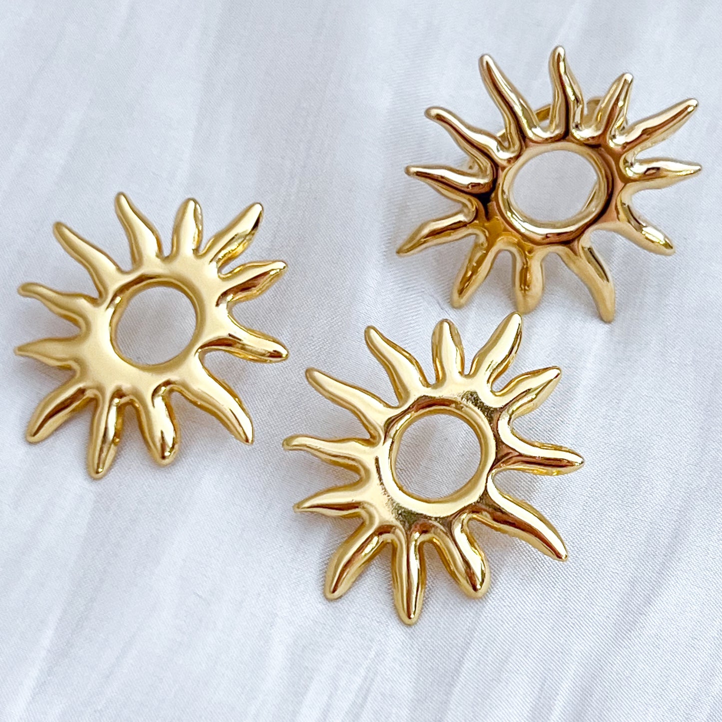 Look Helios（ Sol Radiante Grande Anillo &Pendente)
