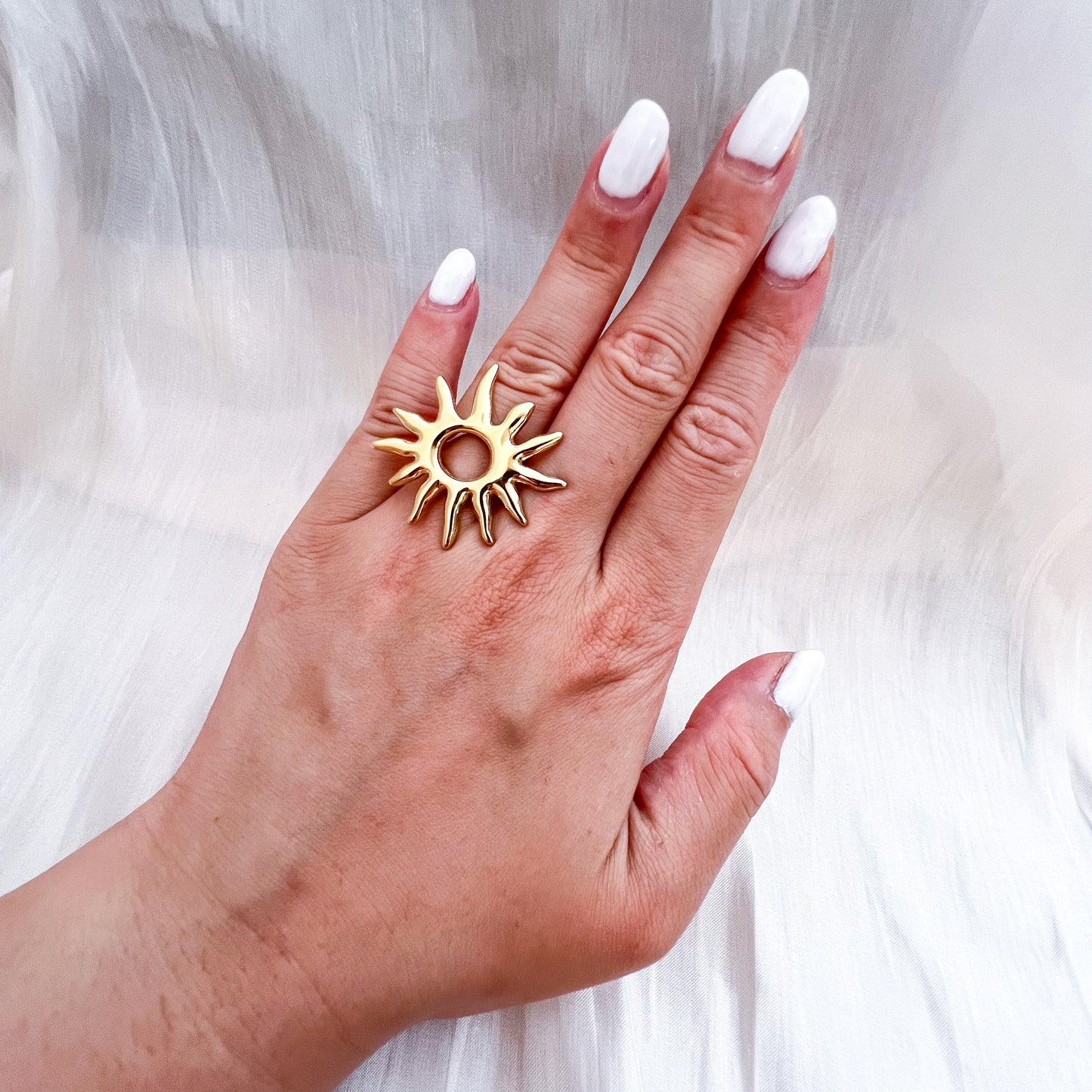 Look Helios（ Sol Radiante Grande Anillo &Pendente)