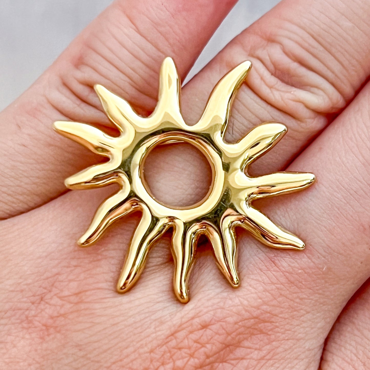 Look Helios（ Sol Radiante Grande Anillo &Pendente)