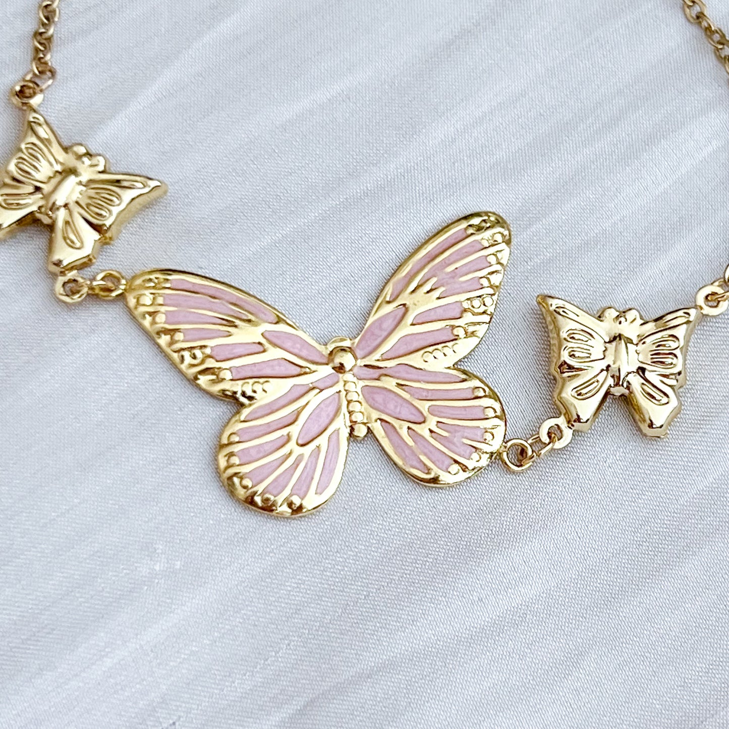 Pulsera Mariposa Rosé