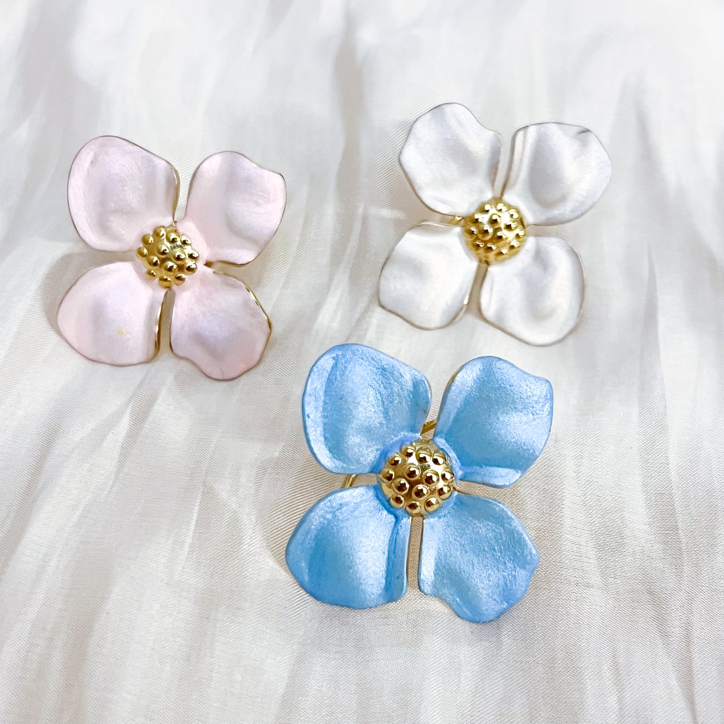 Anillo Eden Flor（ajustable 3 colores）