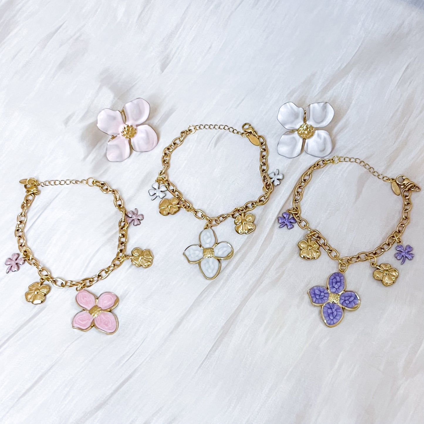 Pulsera Eden Flor （3 colores）